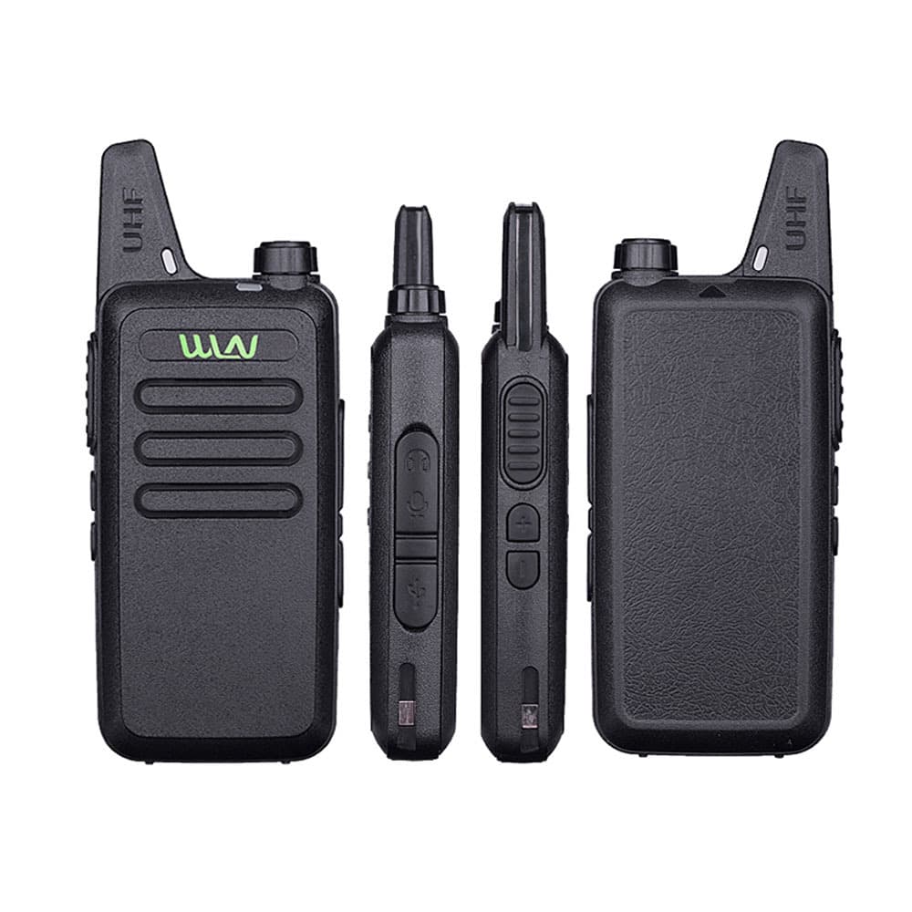 Walenergy WLN KD-C1 Two-Way Radio C1 Walkie Talkie Ultra-Thin Lightweight Portable for Hotel Restaurant KTV