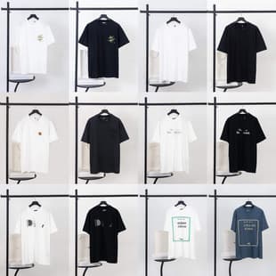 Dijia Cross-border Authentic High Version 26S New Cotton Classic Logo Casual Loose Short Sleeve T-Shirt for Men and Women