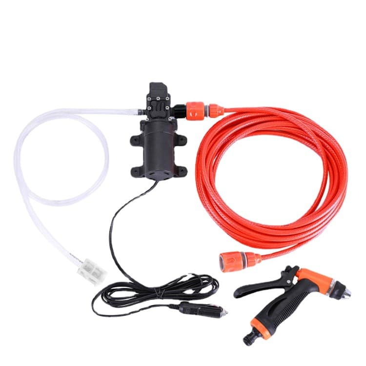 12V car wash water pump, 220V high-pressure water gun, portable car washer/washer, car brushing tool.