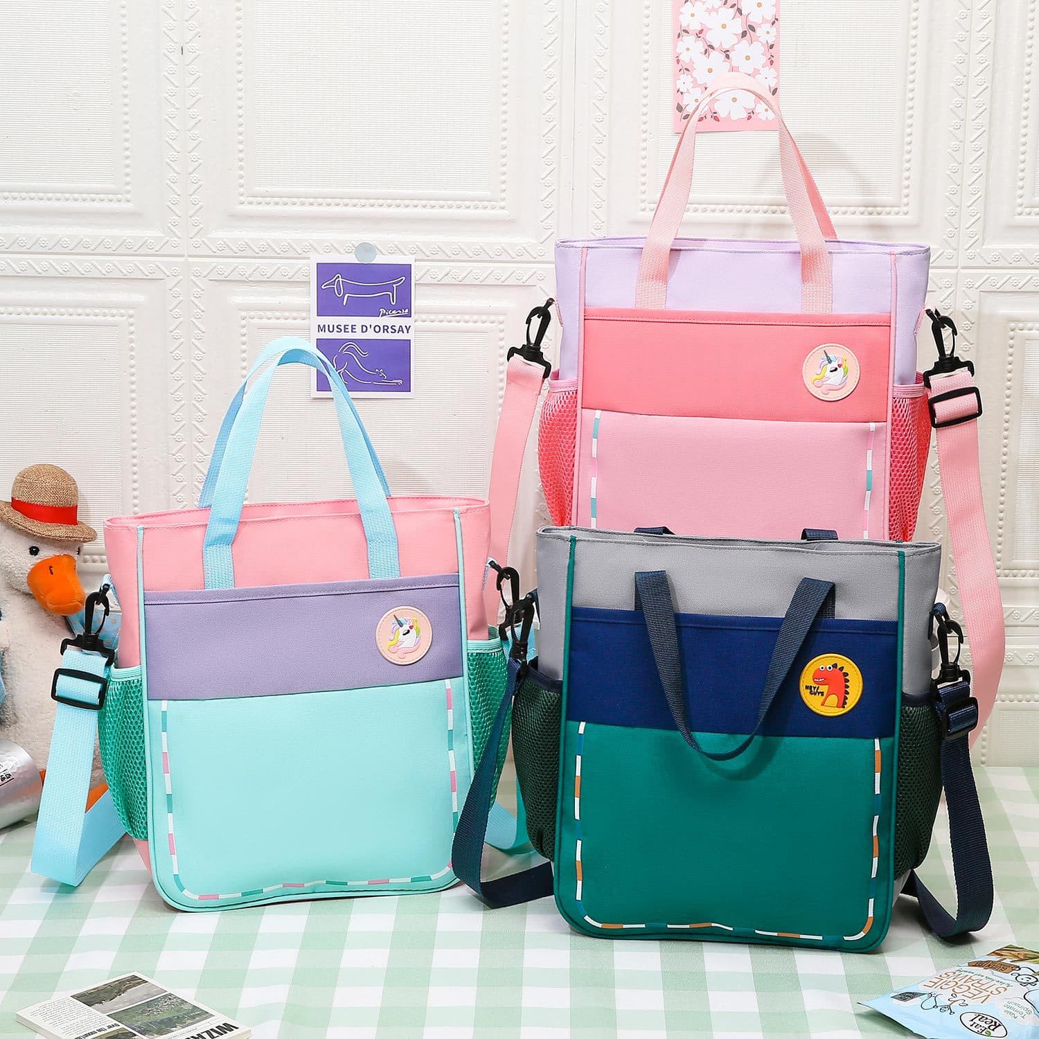 First-grade primary school students' schoolbags, tutoring classes, training institutions' tutoring bags, boys and girls' wear-resistant schoolbags, tutoring bags