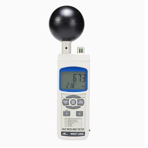 Taiwan Lutron WBGT-2009 wet bulb globe temperature heat stress meter, internal heat index tester, thermal radiometer