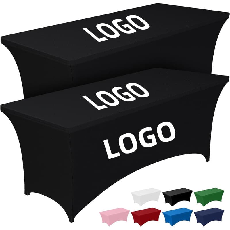 Cross-border special supply of elastic cloth table covers for outdoor wedding events and conferences elastic elastic banquet table covers and elastic tablecloths