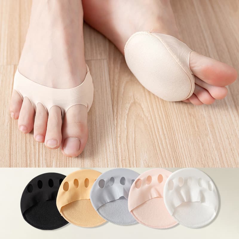 High Heel Half Insole Socks, Forefoot Pads, Half Size Pads, Women's Forefoot Pads, Invisible Socks, Anti-Slip, Anti-Chafing, Shallow Cut