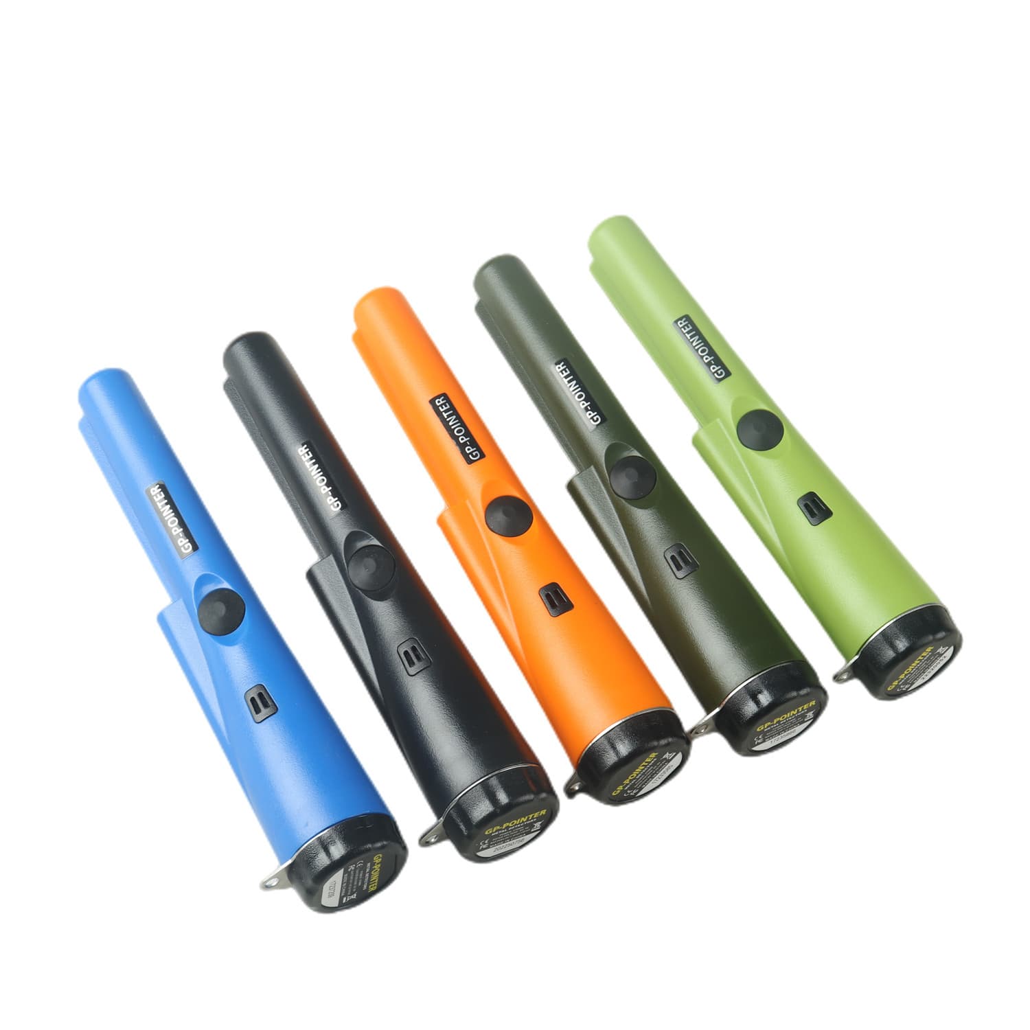 Portable Handheld Metal Detector Available in Orange, Green, Black, Purple Positioning Rod