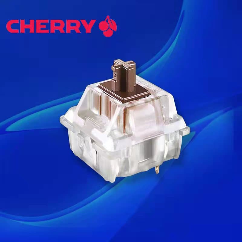 CHERRY RGB Brown Switch Keyswitch MX1A-G1NA, Unlubricated