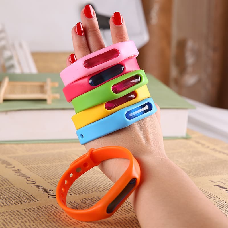 Factory Direct Sales Mosquito Repellent Bracelet Plant Essential Oil Silicone Millet Anti-Mosquito Bracelet Anti-Mosquito Artifact Mosquito Repellent Bracelet for Adults