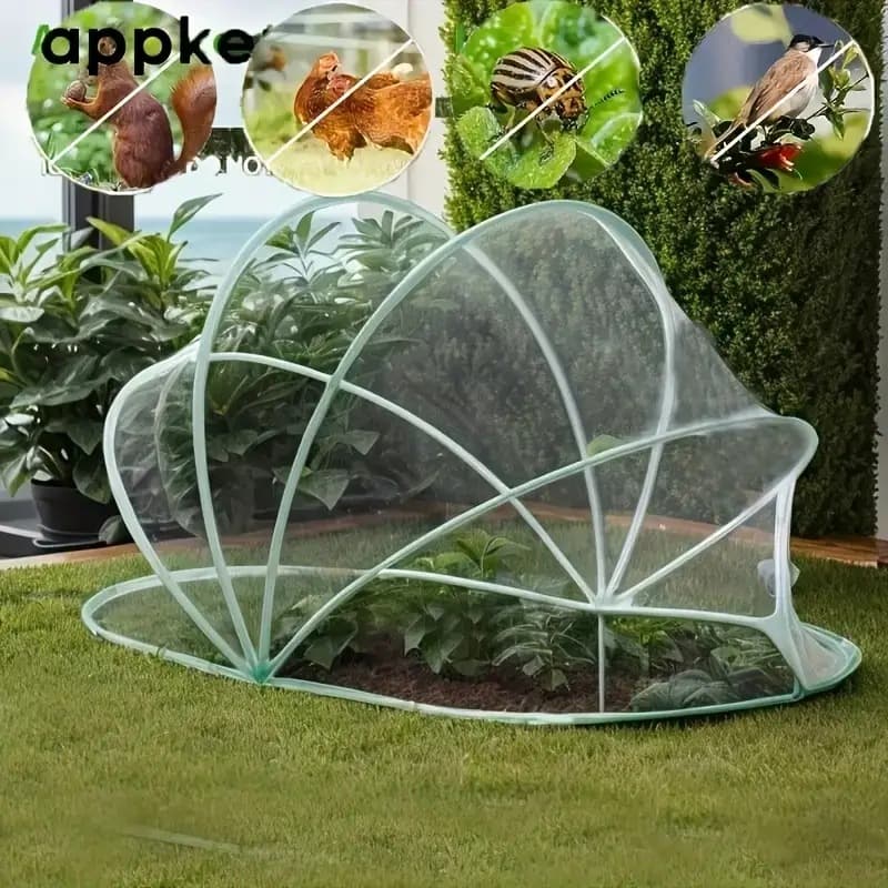 Cross-border Hot Kids Tent Outdoor Plant Tent No-installation Garden Vegetable Fruit Bird Shield Net Cover