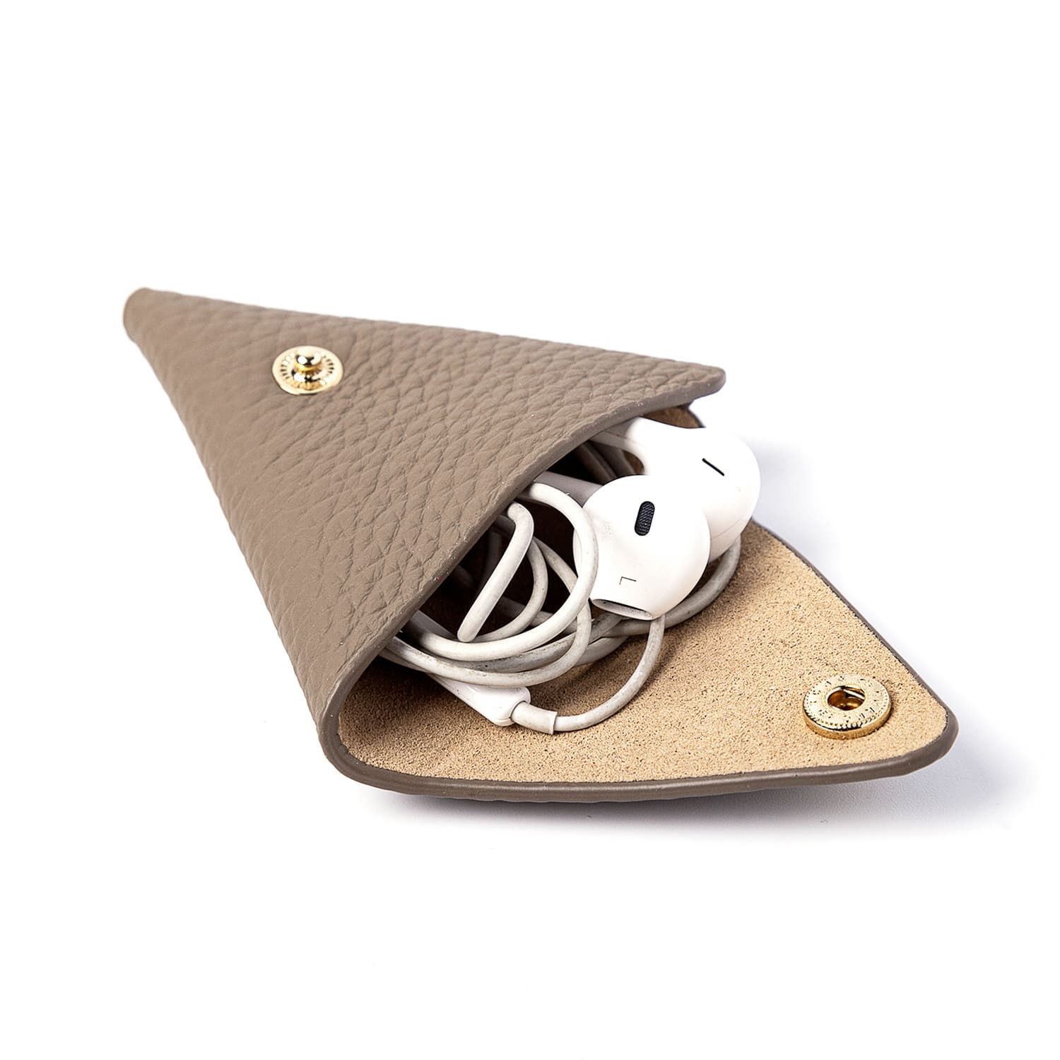Source factory niche handmade coin bag first-layer cowhide coin purse headphone data cable bag fingertip spinner small bag