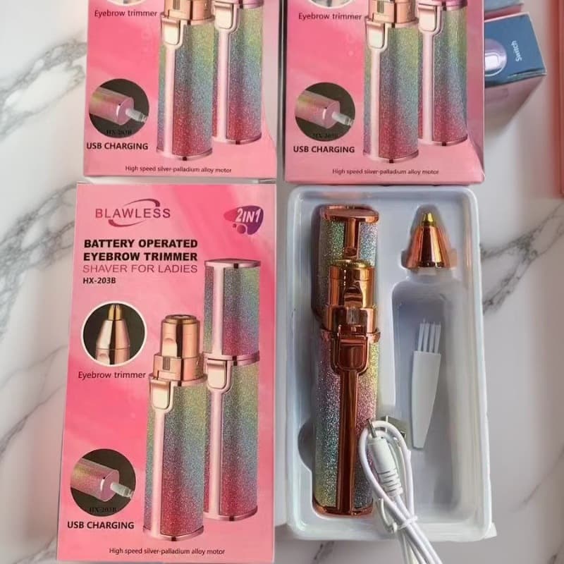 Lipstick Shaver Electric Eyebrow Trimmer Women's Hair Remover USB Charging Mini Hair Removal Device