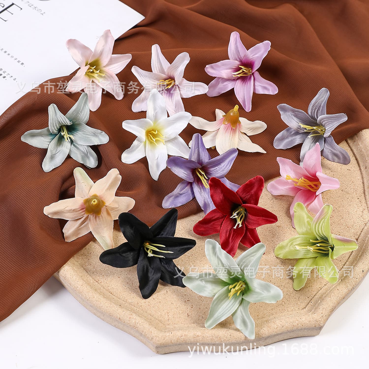 Artificial Lily of the Valley Flower Head DIY Materials Clothing Gift Box Accessories Artificial Flowers High-End Realistic Artificial Flower Decoration