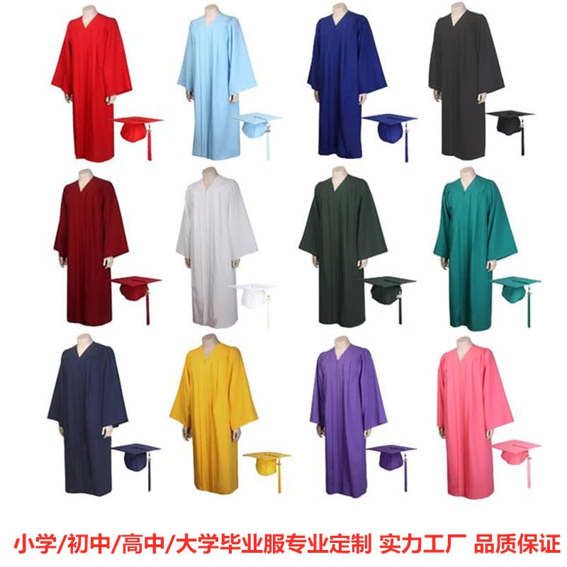 High-end American-style graduation gowns, Amazon graduation gown suppliers, woven fabric export doctoral gown manufacturers.
