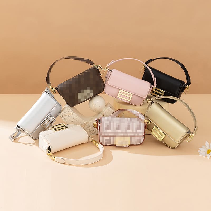 Cross-border Women's Bag Fashion French Style Small Fragrance Bag Women's Elegant Daily Commute Shoulder Bag Phone Bag