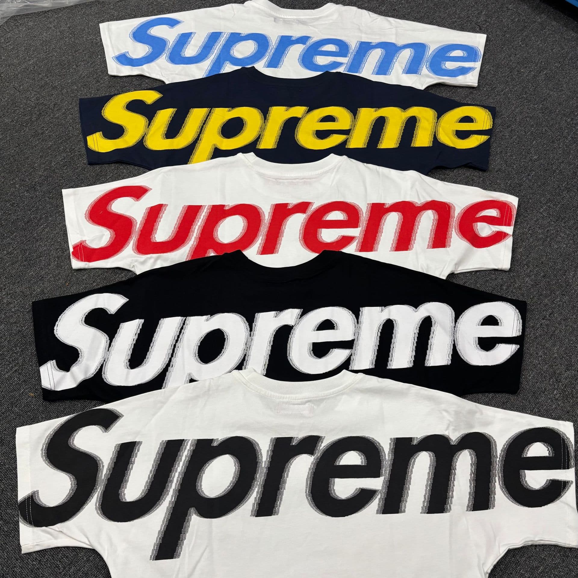 High Quality Cross-border Trade Authentic Supreme Style SS26 T-shirt Men Women Couple Short Sleeve Tee