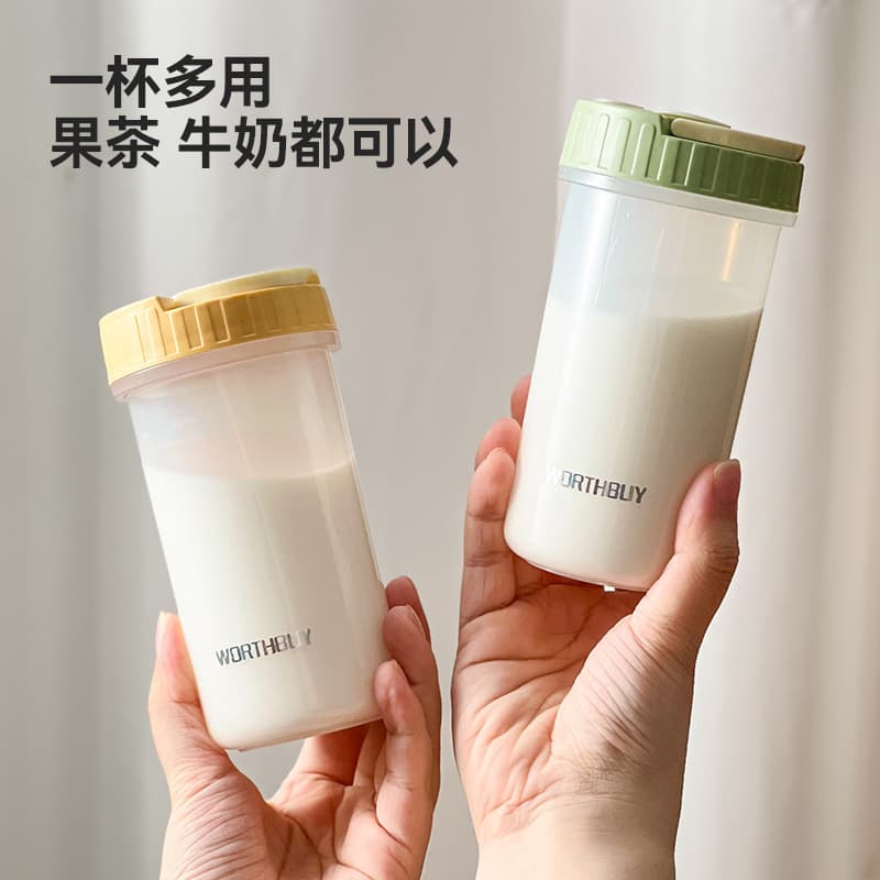 Simple milk cup, portable portable cup for office use, high temperature resistant breakfast soy milk cup, opening advertising gift