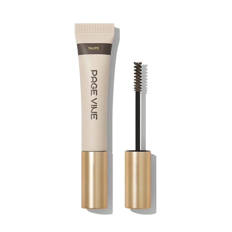 Cross-border makeup PAGE VINE tinted brow mascara, long-lasting, smudge-proof, defines each brow hair for a natural, dimensional look