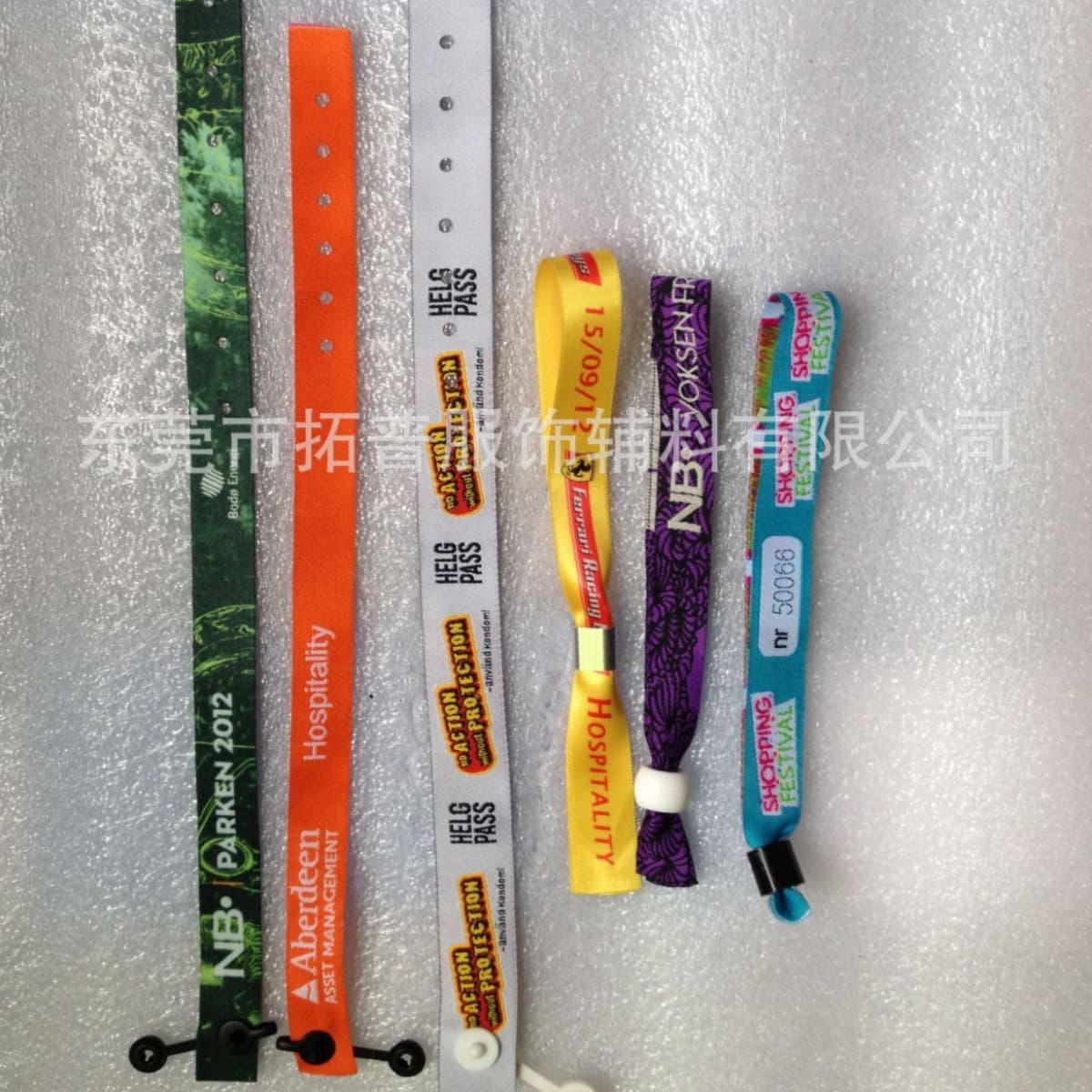2025 Source Factory Produced Chip Heat Transfer Wristbands, Event Entry RFID Recognition Wristbands