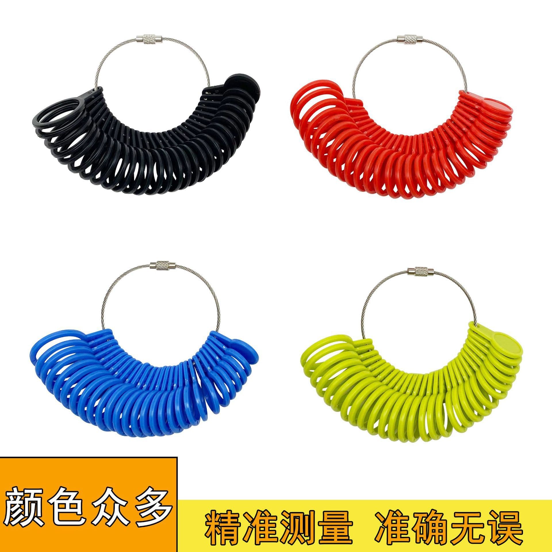 Ring Sizing Tool Finger Gauge Plastic Ring US Size Measurement Ring Sizer