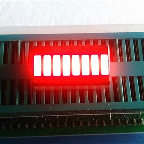 Factory direct supply of digital tube LED light strips, 8-segment high-brightness red, 16-pin B8R digital tube light strips and LED light columns.