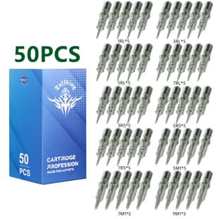 Cross-border Tattoo Integrated Needle Disposable Tattoo Needle Green Jade Tattoo Needle Microblading Needle Tattoo Equipment