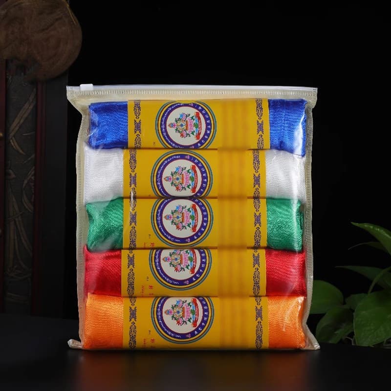 Ethnic style eight auspicious Tibetan hada scarf Mongolian hada car accessories Hada car accessories multi-color optional