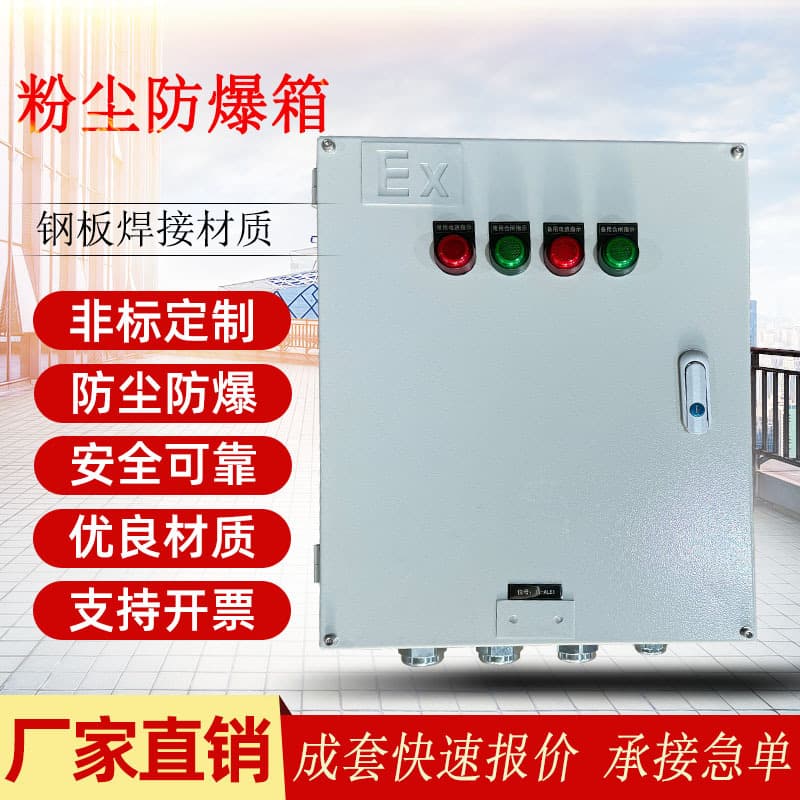 EXtbIIIC Dust Explosion-proof Distribution Box, Explosion-proof Electrical Box for Grain Depots, Flour Mills, and Coal Washing Plants, Explosion-proof Junction Box