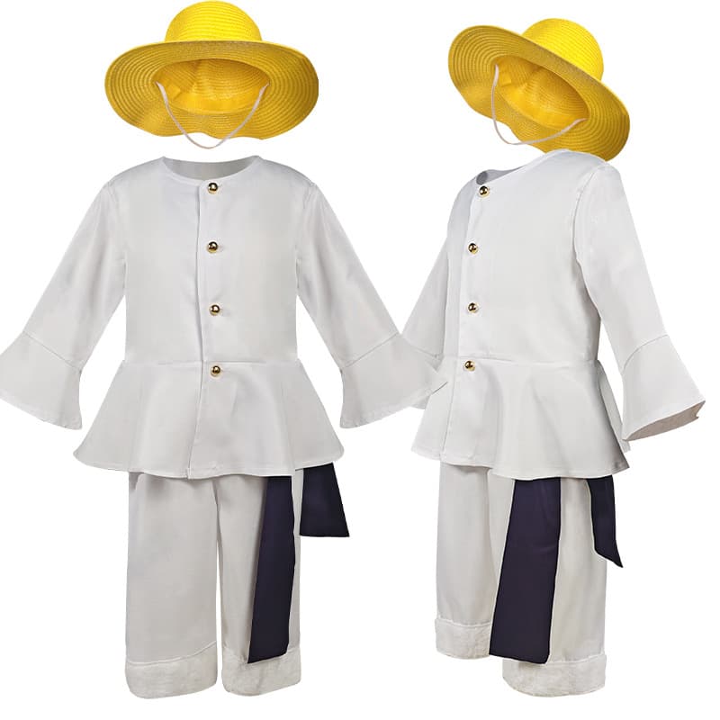 One Piece Egghead Arc Luffy Cosplay Costume Future Island Kids Anime Cosplay Boy Stage Performance Outfit