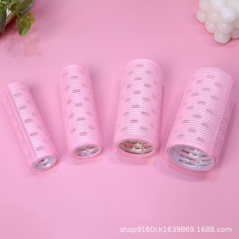 Airbag Hair Curler Self-adhesive Top Scalp Fluffy Hair Curler Solid Color Styling Heated Hollow