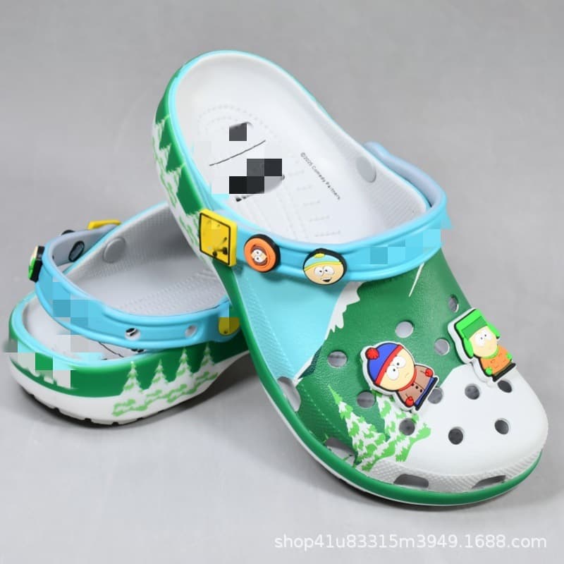 Kajia's New South Park Collaboration Clogs, Beach Shoes, Hole Shoes, Unisex Outdoor Shoes
