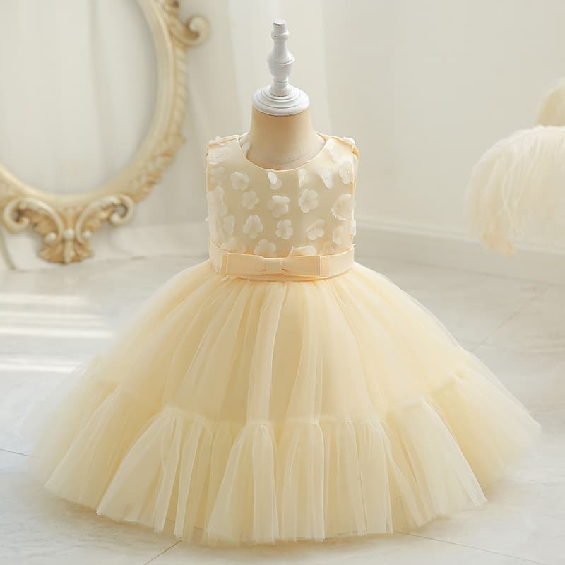 Amazon Children's Princess Dress Tutu Baby Birthday Wedding Flower Girl Festival Performance Girl Dress