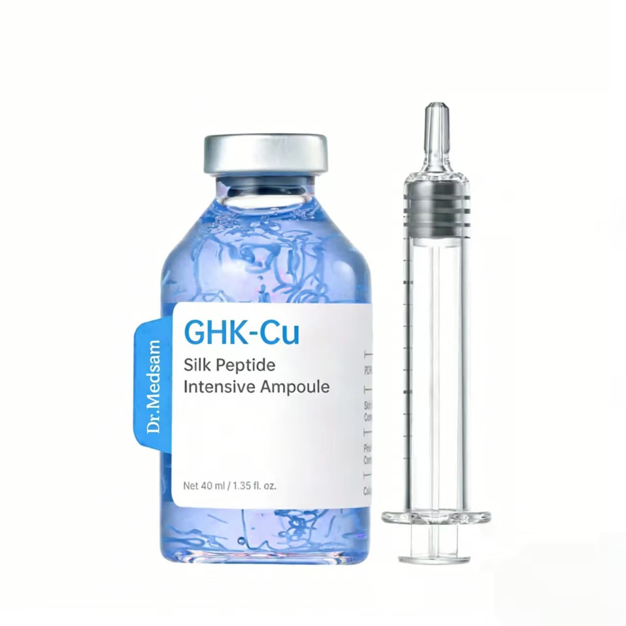 GHK-CU Blue Copper Peptide Silk Peptide Ampoule PDRN Pink Gold Silk Peptide Serum Multi-Peptide Firming Anti-Wrinkle Peptide