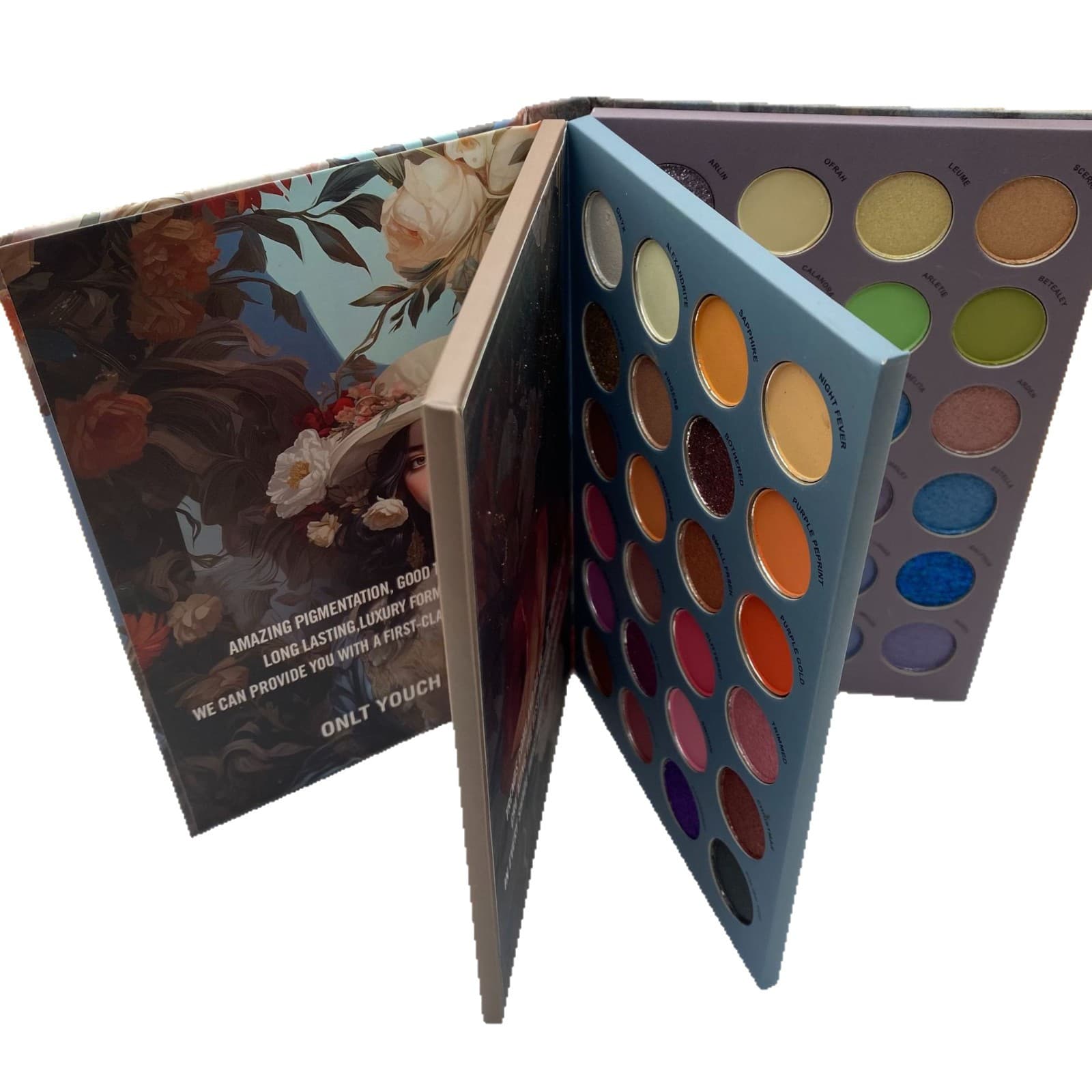BOOK Makeup Palette, Stage Makeup, Cross-Border Book Eyeshadow, Highlighter, Blush Set, Long-Lasting Eyeshadow Palette