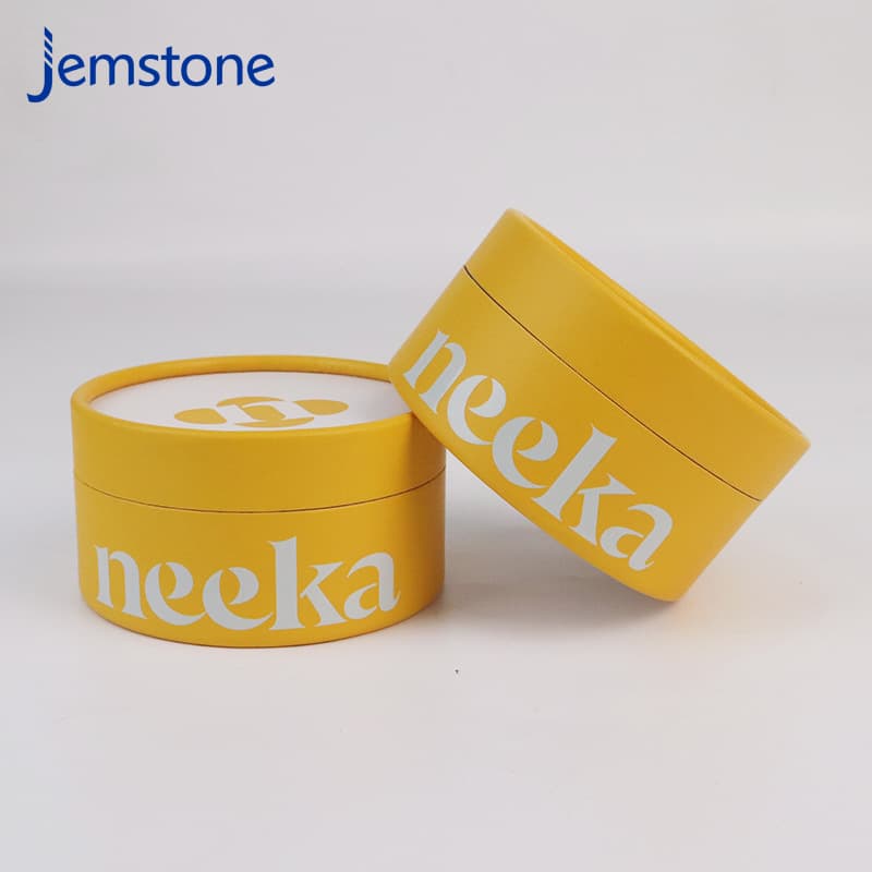 Source factory, round nail art cylinder boxes, logo printable, trendy nail art accessories, wholesale cylindrical paper cans.