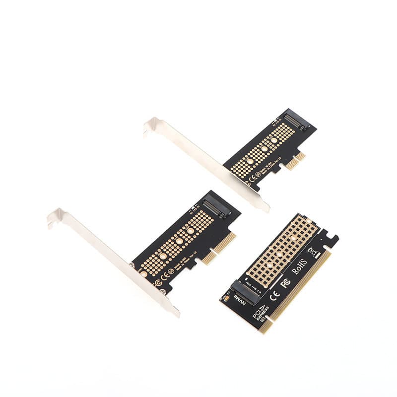 PCI-E to M.2 NVMe Adapter Card M.2 SSD Enclosure SSD Desktop Expansion Card