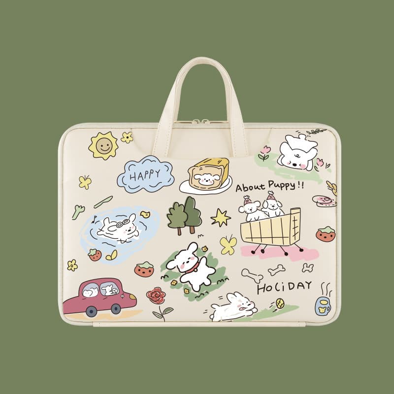 Cartoon Cute Waterproof and Shockproof Tablet Handbag for iPad 11 Xueersi 13.2-inch iFlytek