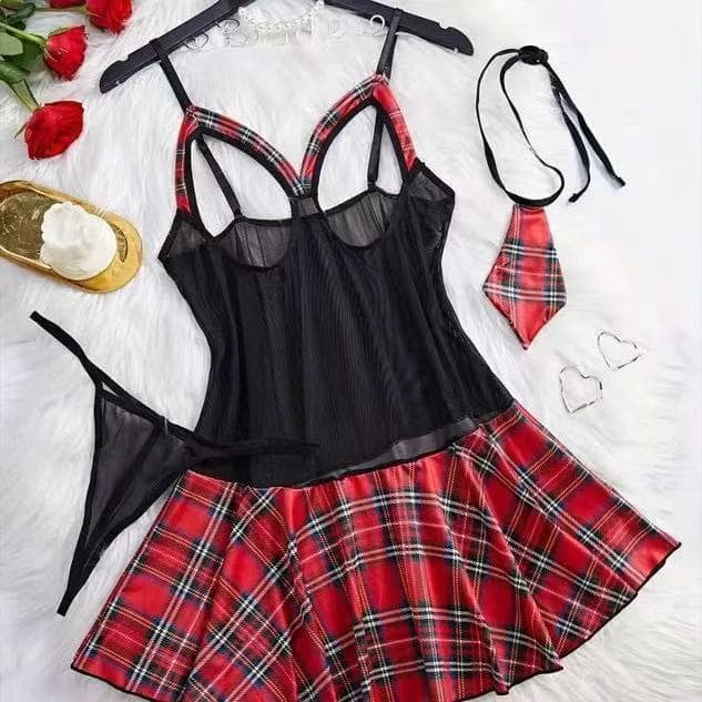 Costume Manufacturer Halloween Costume European American Student Uniform Temptation Halloween Stage Costume Wholesale