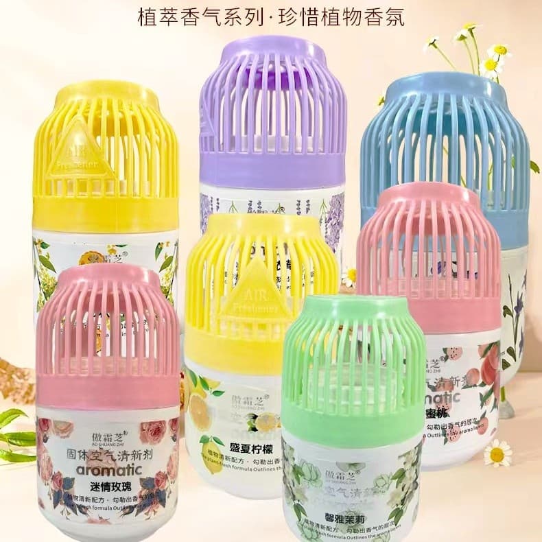 Car Interior Fragrance Paste Long-Lasting 260g Birdcage Solid Air Freshener Car Aroma