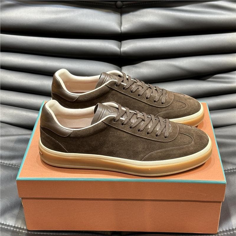 2026 Spring/Autumn European Station German Training Shoes White Shoes Men's Shoes Casual Sports Skateboard Shoes Color Block Flat Single Shoes Export