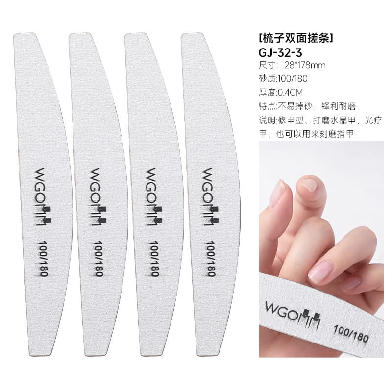 Nail Tool Double-Sided Sponge Buffer Nail File Nail Polishing Block Shaping Tool Professional Sanding Stick for Nail Salons