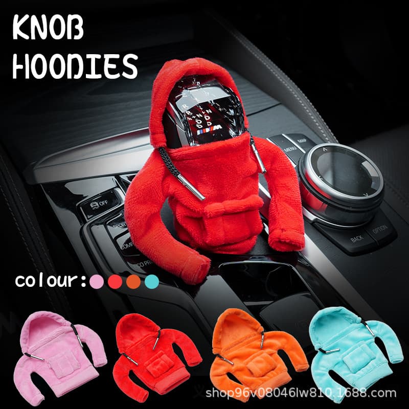 Car Personalized Gear Shift Cover Decorative Cloth Cover Warm Cute Automatic Manual Shift Lever Dust Cover