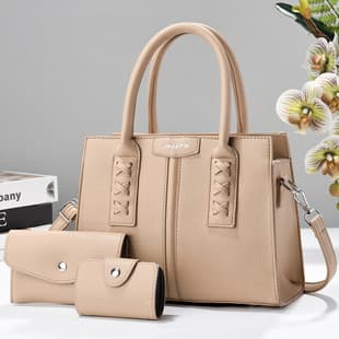 Three-Piece Set Mother-Child Bag Tote Simple Crossbody Bag Versatile Shoulder Bag Cross-Border bqgs Bag Women Summer