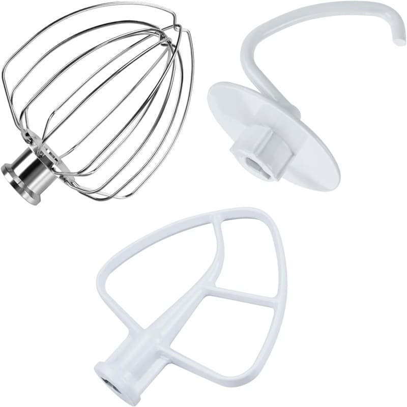 For KitchenAid Stand Mixer Accessories K45WW Whisk, K45DH Dough Hook, K45B Flat Beater Tools