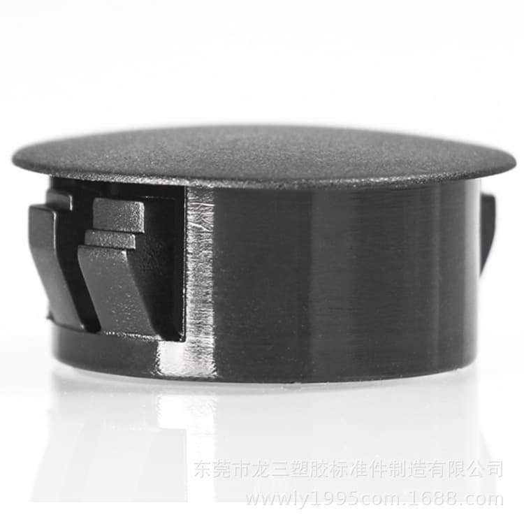 Longsan Plastic Factory supply nylon snap-fit plug HP-25, hole sealing internal plug in black/white/gray