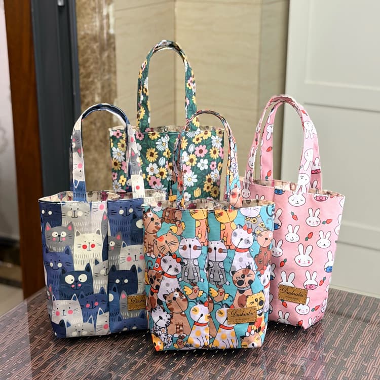New Korean version waterproof double bucket cup cover portable water cup bag baby bottle bag stew beaker umbrella bag mobile phone handbag bag