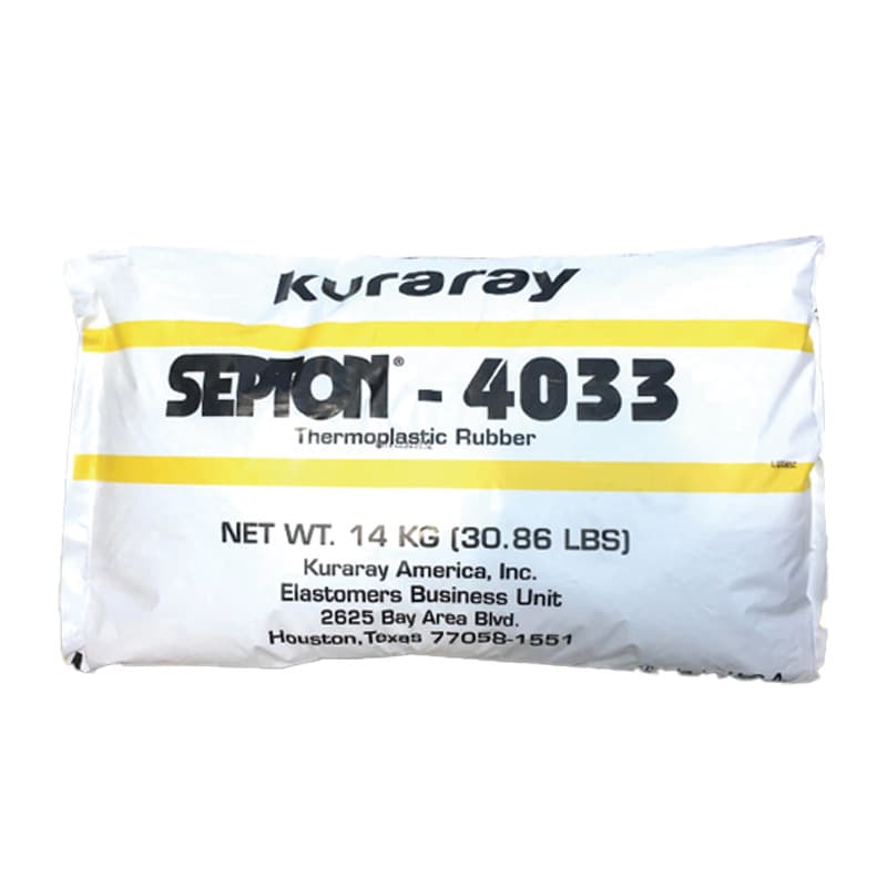 SEPS thermoplastic elastomer 4033/4055 low molecular weight high transparency jelly wax, Japan Kuraray SEPS