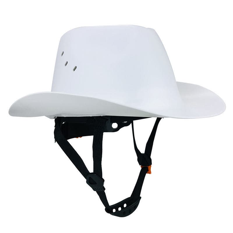 Western Cowboy Helmet - Outlaw Style Architectural Helmet with Full-Range Sunshade