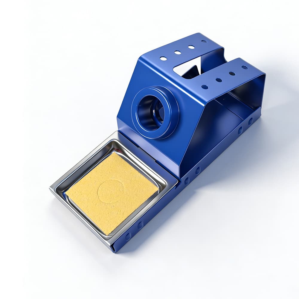 Factory Direct 936 Soldering Station Iron Holder, Metal Soldering Iron Stand, Square Soldering Iron Placement Rack for Electric Soldering Iron