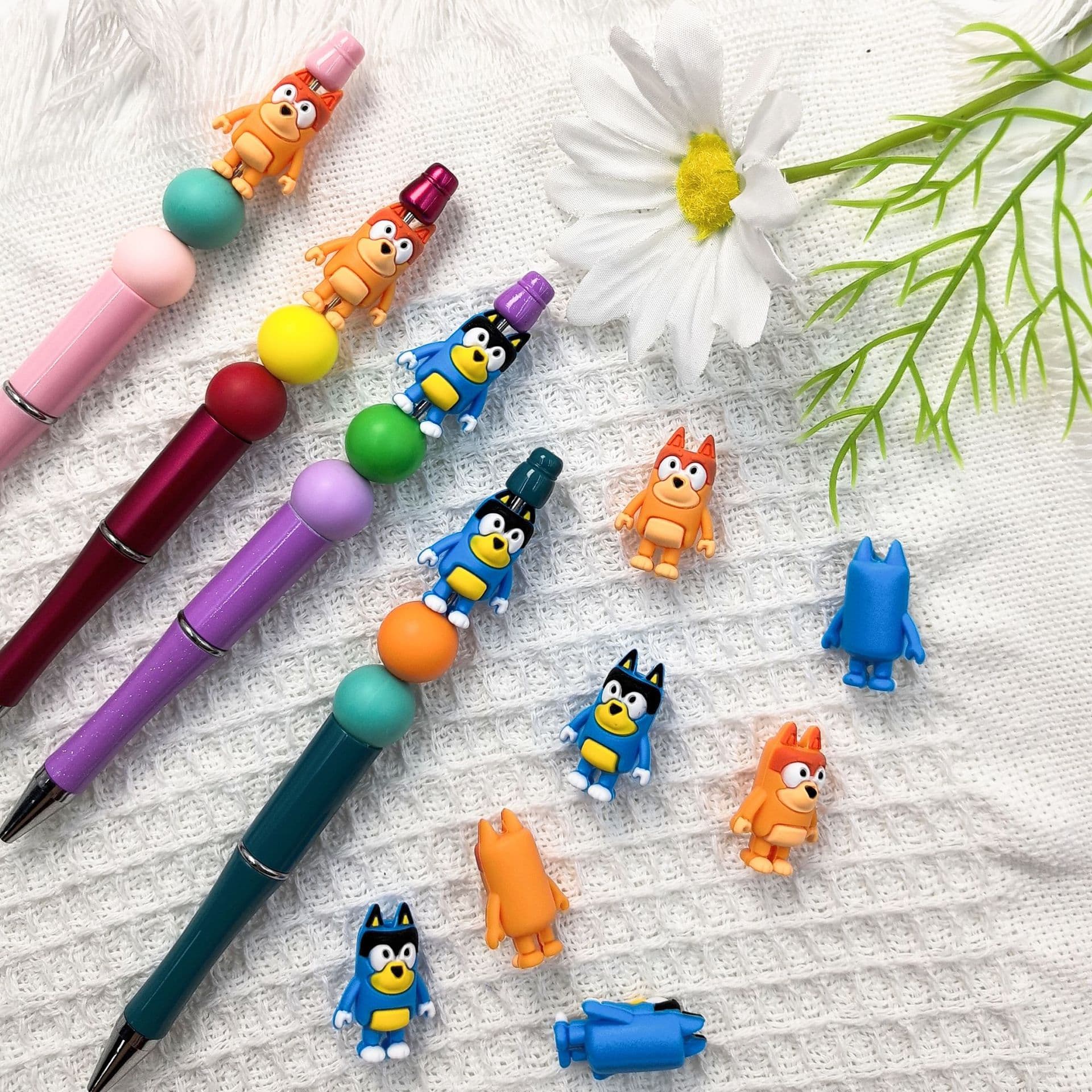 Cross-border Hot New 3D Silicone Cute Cartoon DIY Beaded Factory Wholesale In Stock