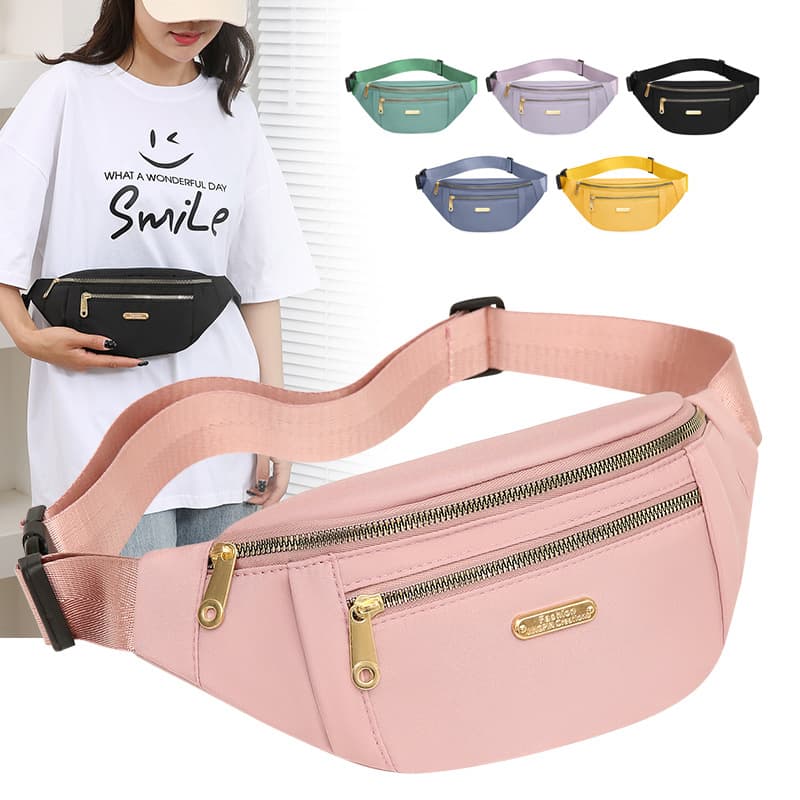 2026 New Women's Waist Bag, Coin Purse Phone Bag, Large Capacity Chest Crossbody Bag, Outdoor Sports Running Multi-functional Chest Bag