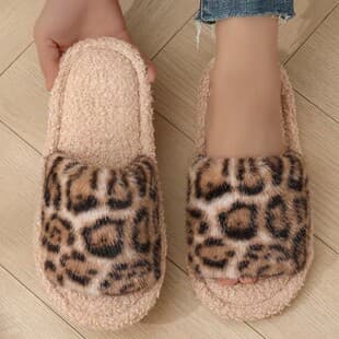 Cross-Border Women's Winter Indoor and Outdoor Thick Warm Plush Maternity Shoes Cotton Slippers Women EVA Foam Sole