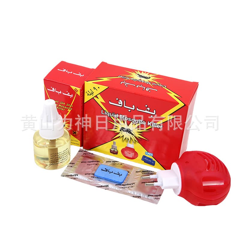 EU Plug Electric Mosquito Repellent Liquid and Mat Set Factory Export Wholesale Middle East Africa